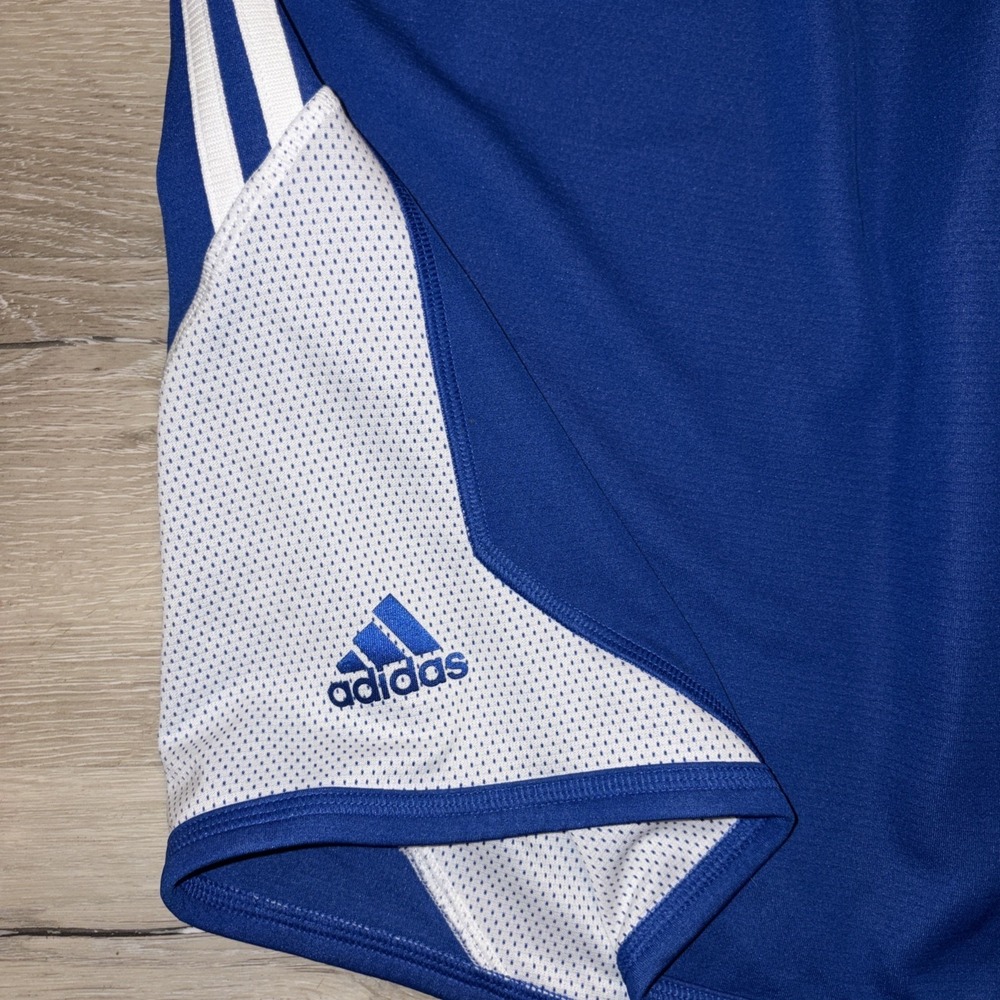 NBA Philadelphia 76ers Adidas Basketball Shorts Men's Large Blue Knee Length - Picture 4 of 9